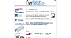 Desktop Screenshot of fairbanksmaterials.com